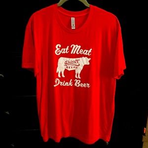 Shiner Beer branded large t shirt Mens